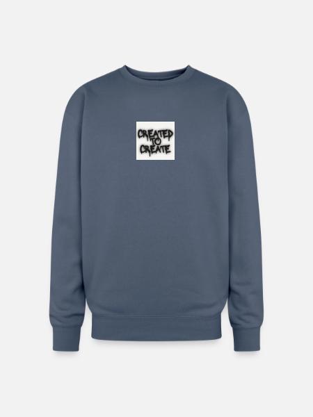 Created to Create - Oversized Crewneck Sweatshirt - stone blue