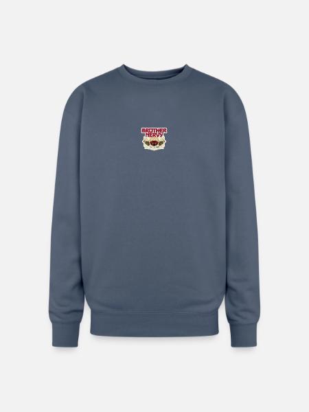 BROTHER NERVY | Tokyo Nights - Oversized Crewneck Sweatshirt - stone blue