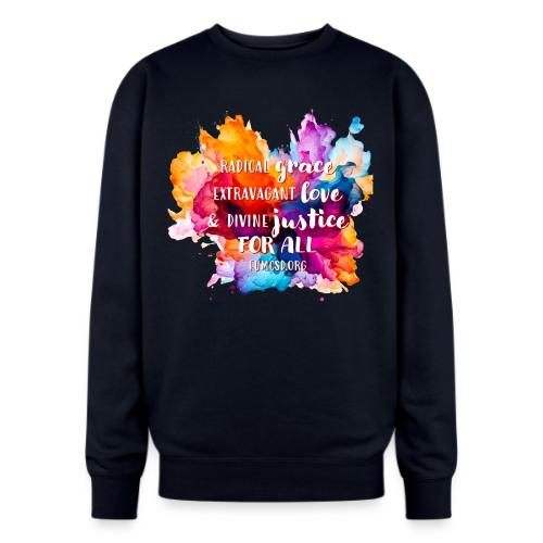 Grace Love Justice Color Splash - Oversized Crewneck Sweatshirt