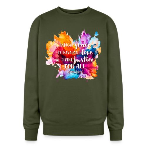 Grace Love Justice Color Splash - Oversized Crewneck Sweatshirt