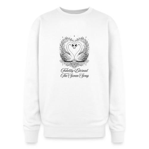 Poetic Swan T-Shirt - Oversized Crewneck Sweatshirt