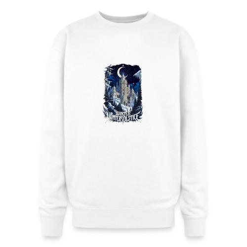 Celestial Winter Temple T-Shirt - Oversized Crewneck Sweatshirt