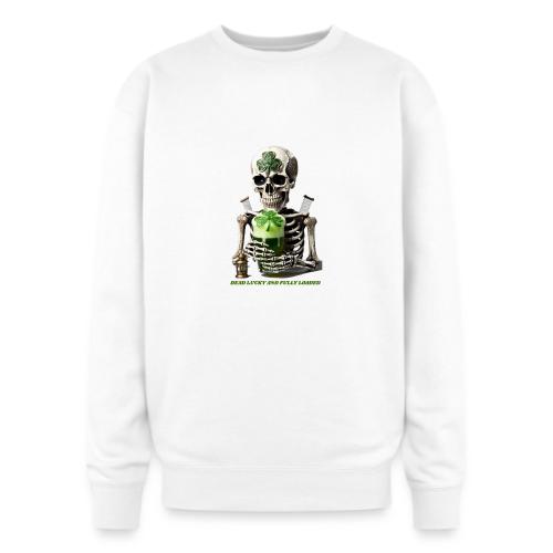 Eternal Stout Skeleton Graphic Tee - Oversized Crewneck Sweatshirt