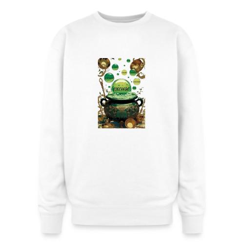 Emerald Excuses Cauldron Graphic Tee - Oversized Crewneck Sweatshirt