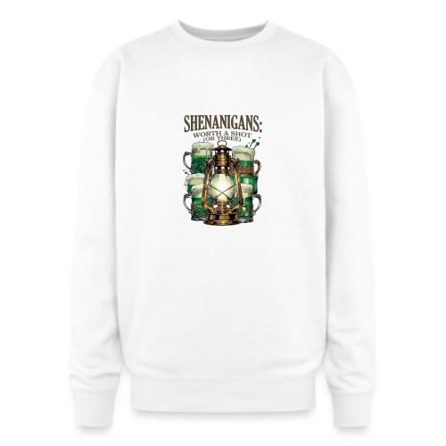 Worth a Shot Lantern Toast Graphic Tee - Oversized Crewneck Sweatshirt