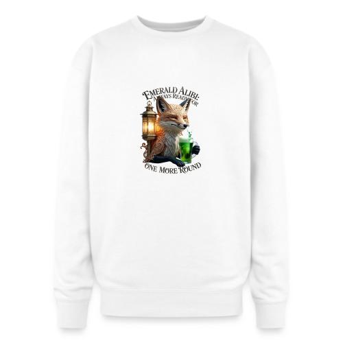 Emerald Alibi Fox Graphic Tee - Oversized Crewneck Sweatshirt