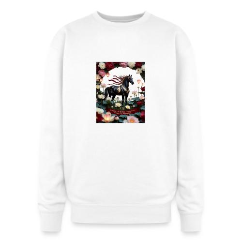 Year of the Horse Harmony T Shirt, Lunar New Year - Oversized Crewneck Sweatshirt