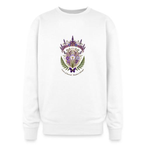 Spring Meadow Crown Tee, Cottagecore Renewal Gift - Oversized Crewneck Sweatshirt