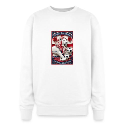 England Lion Soccer T Shirt, Football Pride Gift - Oversized Crewneck Sweatshirt