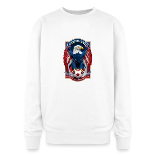 USA Eagle Emblem T Shirt, USA Soccer Pride Gift - Oversized Crewneck Sweatshirt