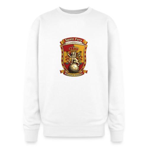 Spain Lion Fury T-Shirt, Spanish Crest Gift - Oversized Crewneck Sweatshirt