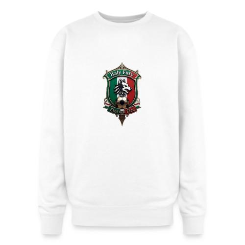 Italy heritage Wolf Fury Tee, Pride Badge Gift - Oversized Crewneck Sweatshirt