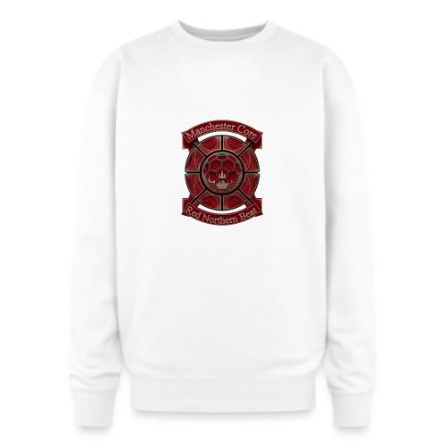 Manchester Is Red T Shirt, Soccer City Pride Gift - Oversized Crewneck Sweatshirt