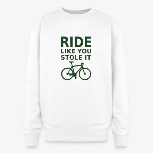 ride like you stole it - bicycle - Oversized Crewneck Sweatshirt