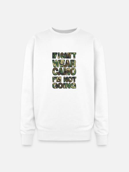 camo - Oversized Crewneck Sweatshirt - white