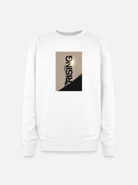 Still Drawing Climber - Oversized Crewneck Sweatshirt - white