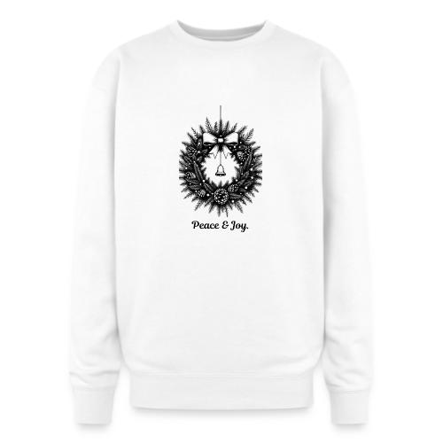 Peace & Joy T-Shirt | Minimalist Elegant Christmas - Oversized Crewneck Sweatshirt