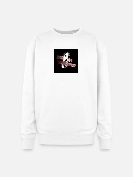 Stop Cangkeman Poster - Oversized Crewneck Sweatshirt - white