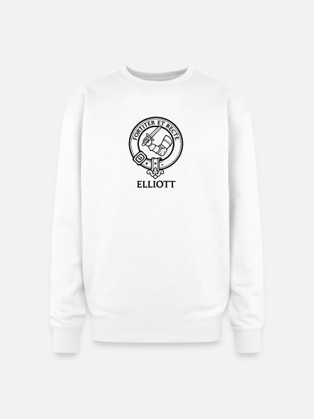 Knight Dagger Crest - Oversized Crewneck Sweatshirt - white