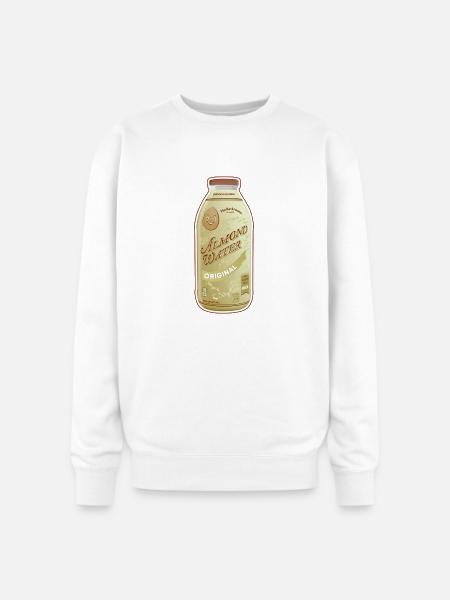 Backrooms Almond Water Original Label - Oversized Crewneck Sweatshirt - white