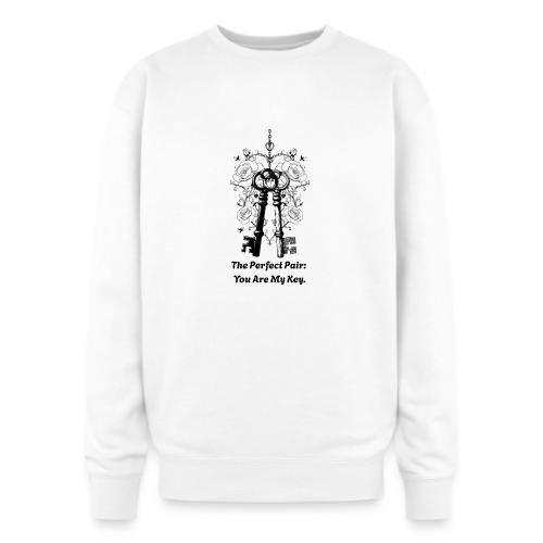 Valentine love keys - Oversized Crewneck Sweatshirt