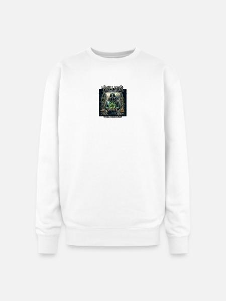 Broken World Ballads - Oversized Crewneck Sweatshirt - white