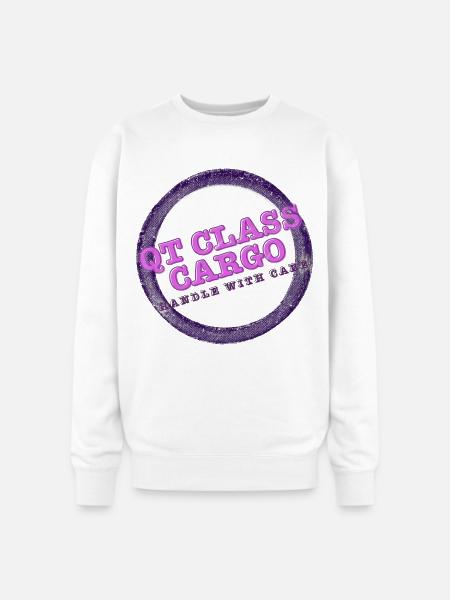 Cutie Class - Oversized Crewneck Sweatshirt - white