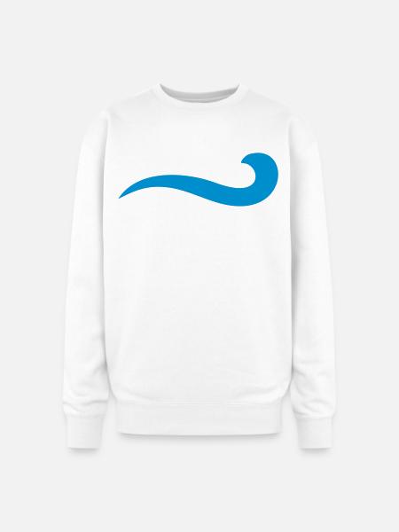 water - Oversized Crewneck Sweatshirt - white