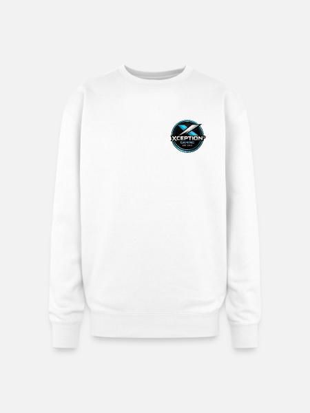 Xception Gaming Cyan - Oversized Crewneck Sweatshirt - white