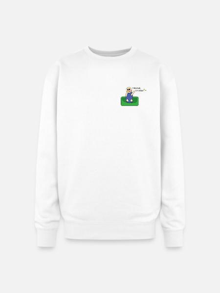 Chimy: Pure Emotions Collection - Oversized Crewneck Sweatshirt - white