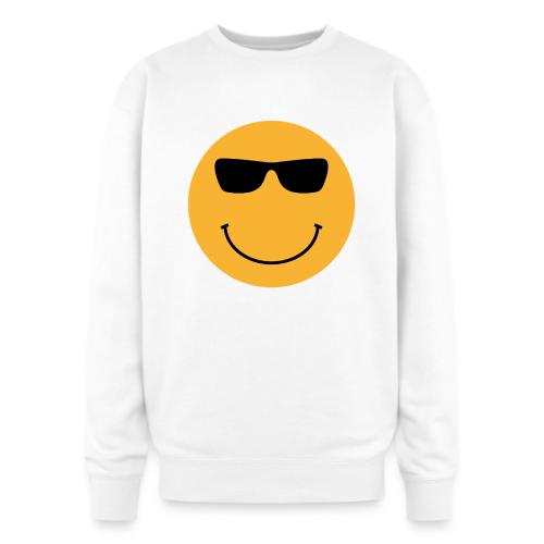 Orange Face with Sunglasses - Oversized Crewneck Sweatshirt