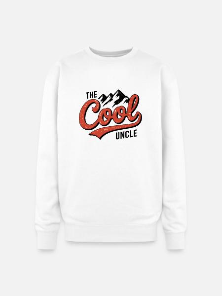 The cool uncle - Oversized Crewneck Sweatshirt - white