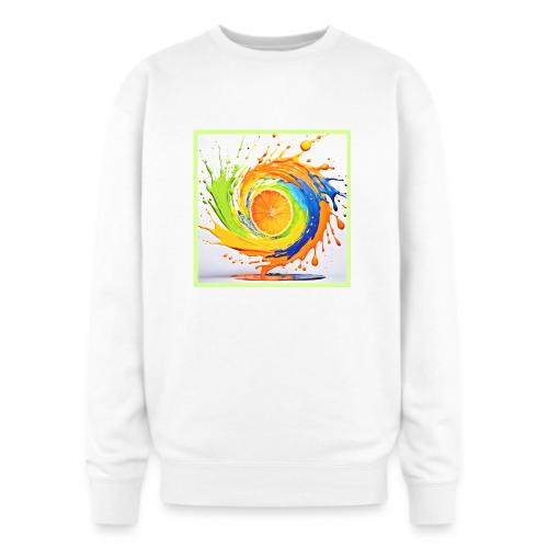 Citrus Splash of Color Design - Oversized Crewneck Sweatshirt