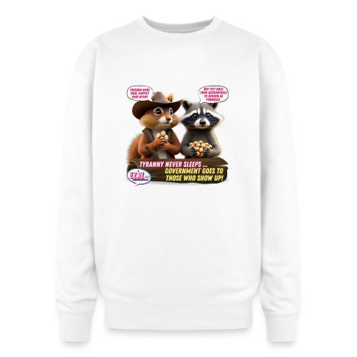 Freedom Squirrel and Raccoon - Oversized Crewneck Sweatshirt