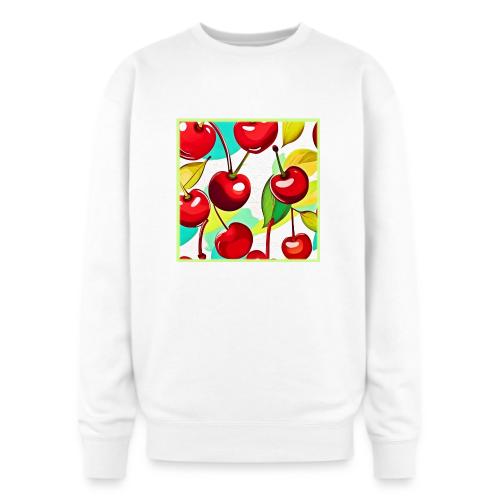 Vibrant Cherry Pattern - Oversized Crewneck Sweatshirt