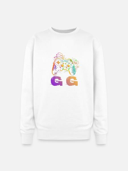 GG - Oversized Crewneck Sweatshirt - white