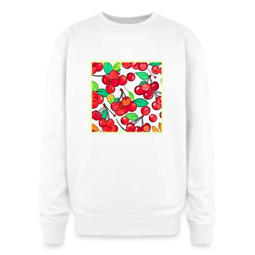 Cherry Pattern Design - Oversized Crewneck Sweatshirt