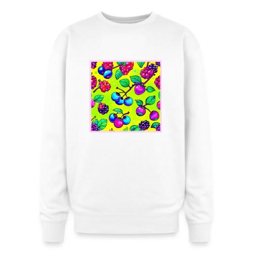 Bright Berry Fruit Pattern - Oversized Crewneck Sweatshirt
