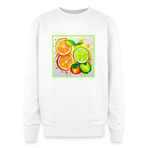 Neon Chaos Liquid Color Explosion - Oversized Crewneck Sweatshirt