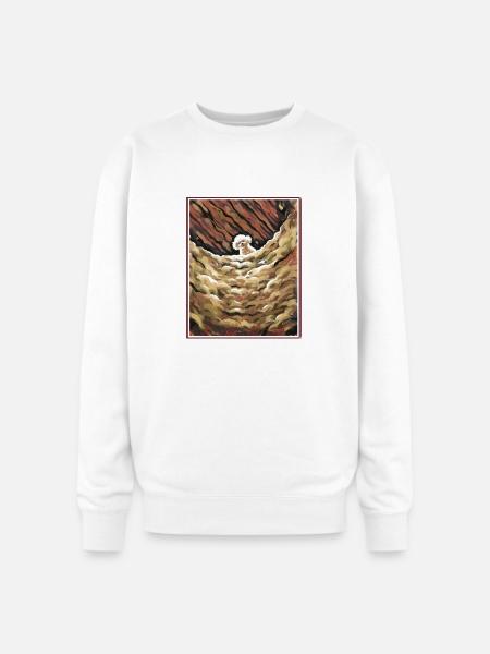Precious - Oversized Crewneck Sweatshirt - white