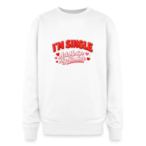 I’m Single Retro Bubble - Oversized Crewneck Sweatshirt