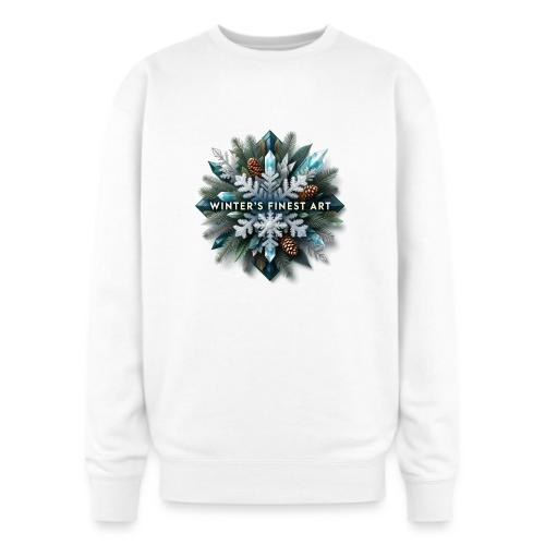 Intricate Frozen Evergreen T-Shirt - Oversized Crewneck Sweatshirt