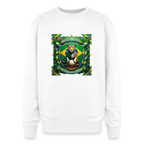 Brazil Jaguar Glory T-Shirt, Flag Pride Badge Gift - Oversized Crewneck Sweatshirt