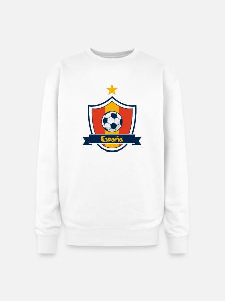 Escudo España - Oversized Crewneck Sweatshirt - white