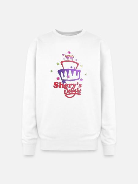 Shery's Delight Bakery Cupcake Flair - Oversized Crewneck Sweatshirt - white