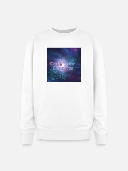 Code Your Dreams - Oversized Crewneck Sweatshirt - white