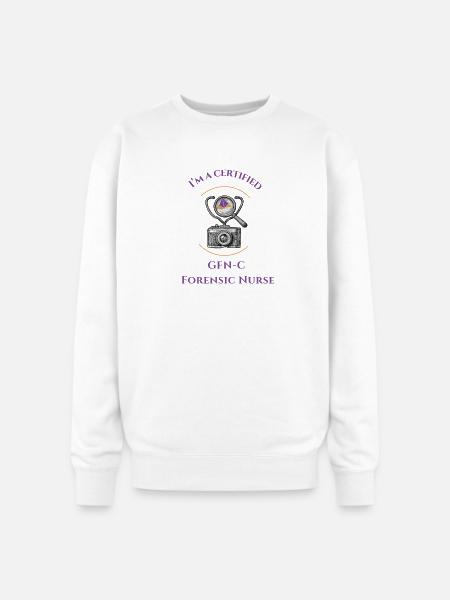 Certified Forensic Nurse GFN-C - Oversized Crewneck Sweatshirt - white