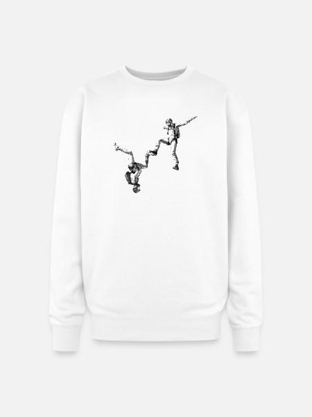 Freefly - Oversized Crewneck Sweatshirt - white