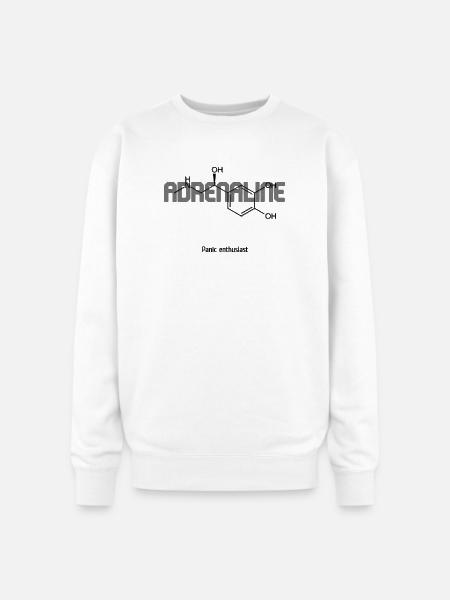 Adrenaline Chemistry Pulse - Oversized Crewneck Sweatshirt - white