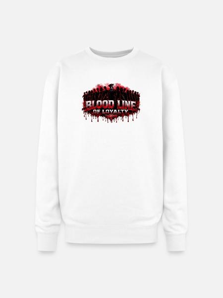 Bloodline of Loyalty - Oversized Crewneck Sweatshirt - white